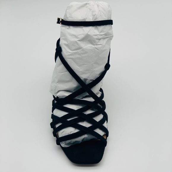 Sam Edelman Doffodil Suede Black Sandals - Picture 7 of 11